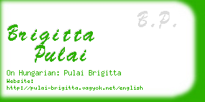 brigitta pulai business card